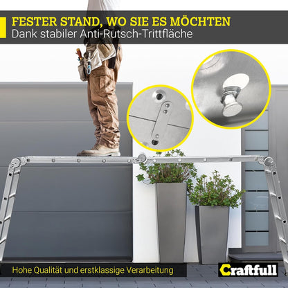 Arbeitsplattform für Mehrzweckleiter CF-104A, Plattform 4x5 Sprossen