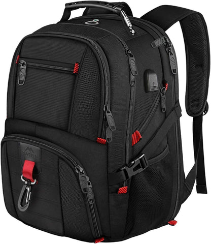 Schulrucksack Anti-Diebstahl (17,3 Zoll), 17.3 Zoll ; Schwarz