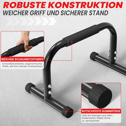 Handstand Parallettes, Schwarz 1