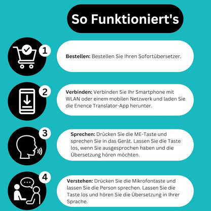 Zwei-Wege-Echtzeit-Übersetzer für 60+ Sprachen