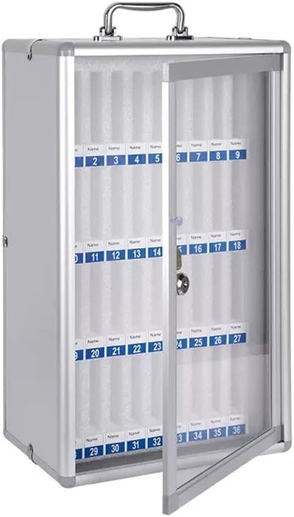 Abschliessbare Handygarage mit 36 Slots, Silver 36