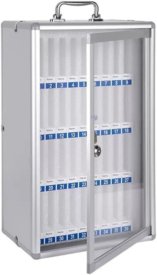 Abschliessbare Handygarage mit 36 Slots, Silver 36