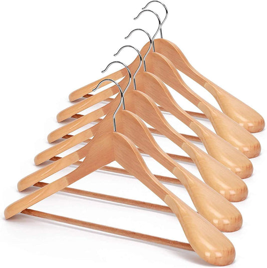 10 Stück Holzkleiderbügel