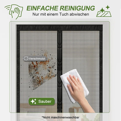 Insektenschutz-Tür aus Fiberglas 100x200cm, 100x200cm