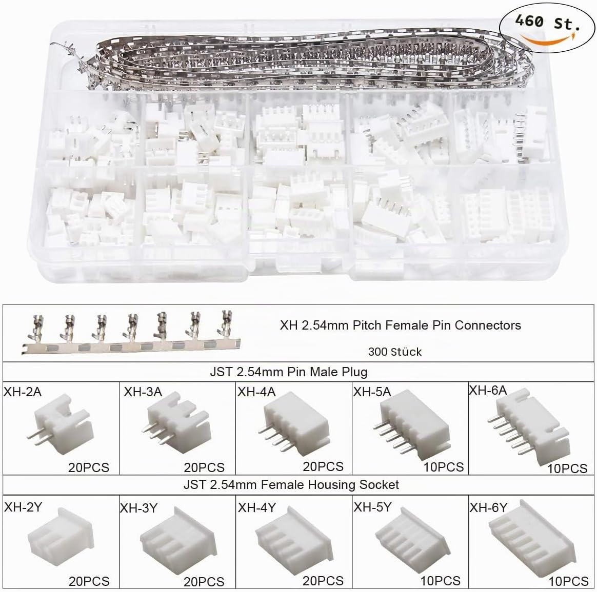 Crimpzangen mit Steckverbindern, 0.1-1 mm² Set