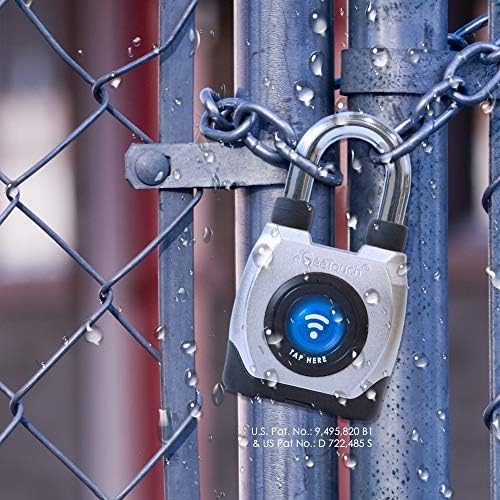 2-teiliges smart Vorhängeschloss-Set, Bluetooth + NFC, 2 Stück