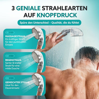Wassersparender Duschkopf, 1 Stk