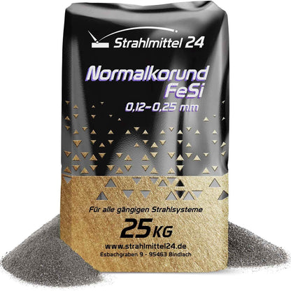 Normalkorund Strahlmittel 0,12-0,25 mm 25 kg