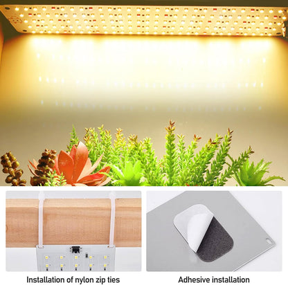 LED Pflanzenlampe mit Timer und Farbmodi, 4 Panels, 540LEDs