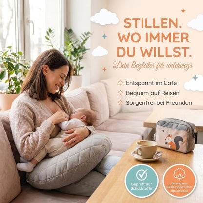 Aufblasbares Stillkissen für Reisen & Unterwegs, S/M