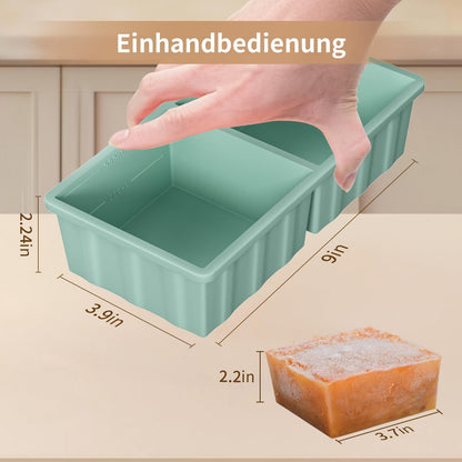 2er-Set Gefrierform-Set mit Deckel