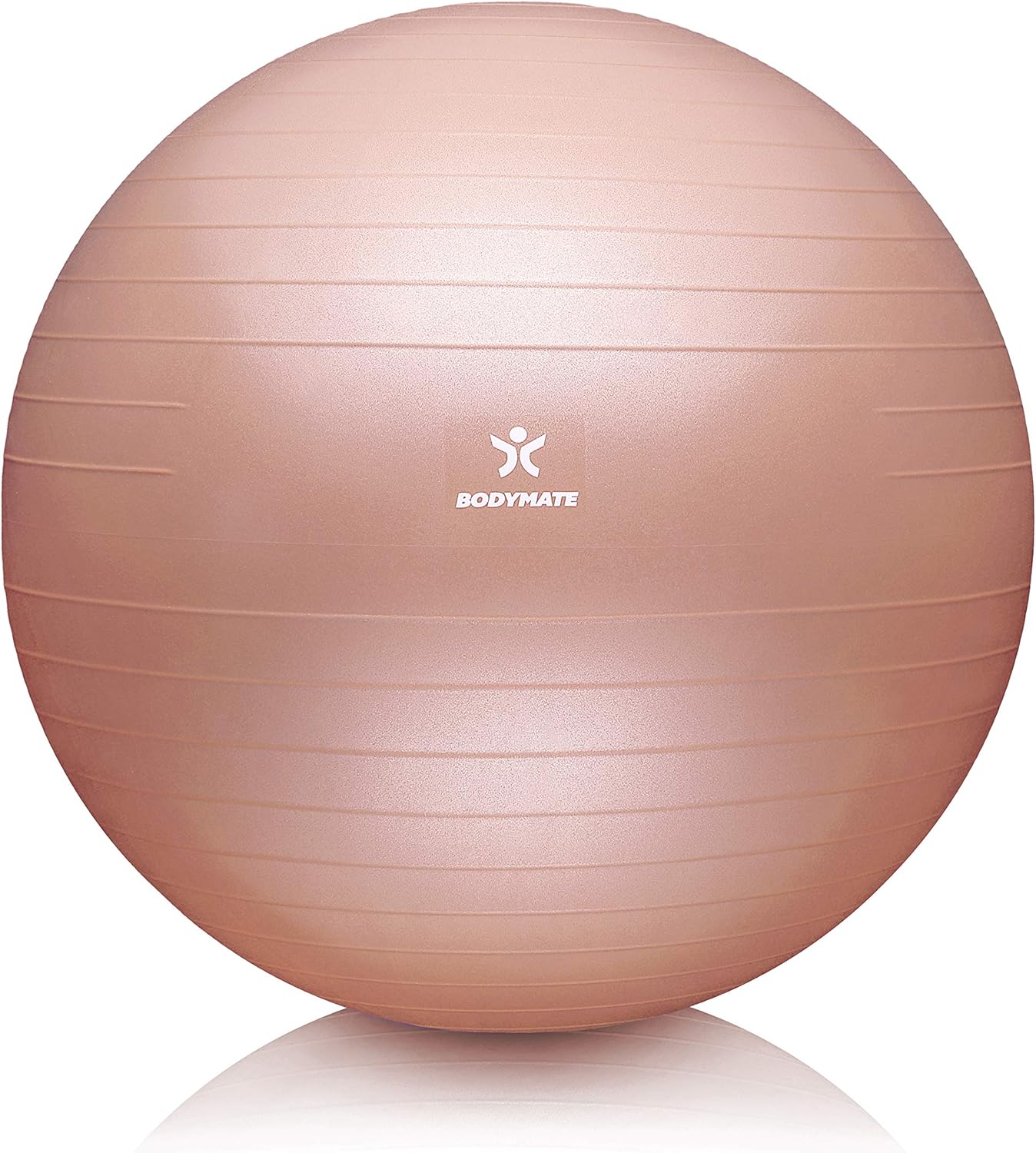 Gymnastikball mit Pumpe, New Rose Gold 65 cm (für Körpergröße 155-175cm)