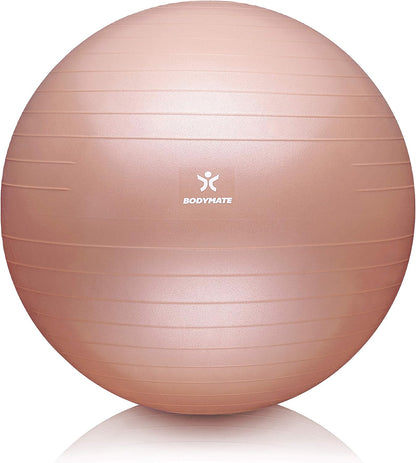 Gymnastikball mit Pumpe, New Rose Gold 65 cm (für Körpergröße 155-175cm)