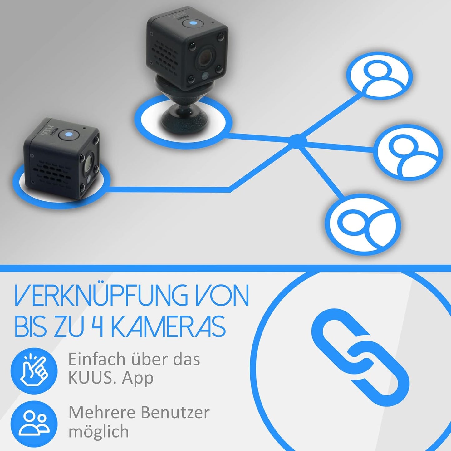 Mini Überwachungskamera mit Bewegungsmelder