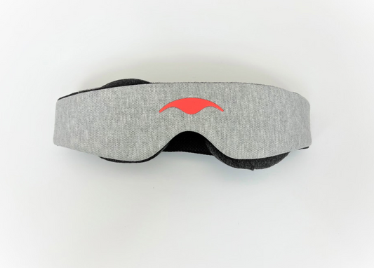Schlafmaske, grau, Grau, 1 Stück (1er Pack)