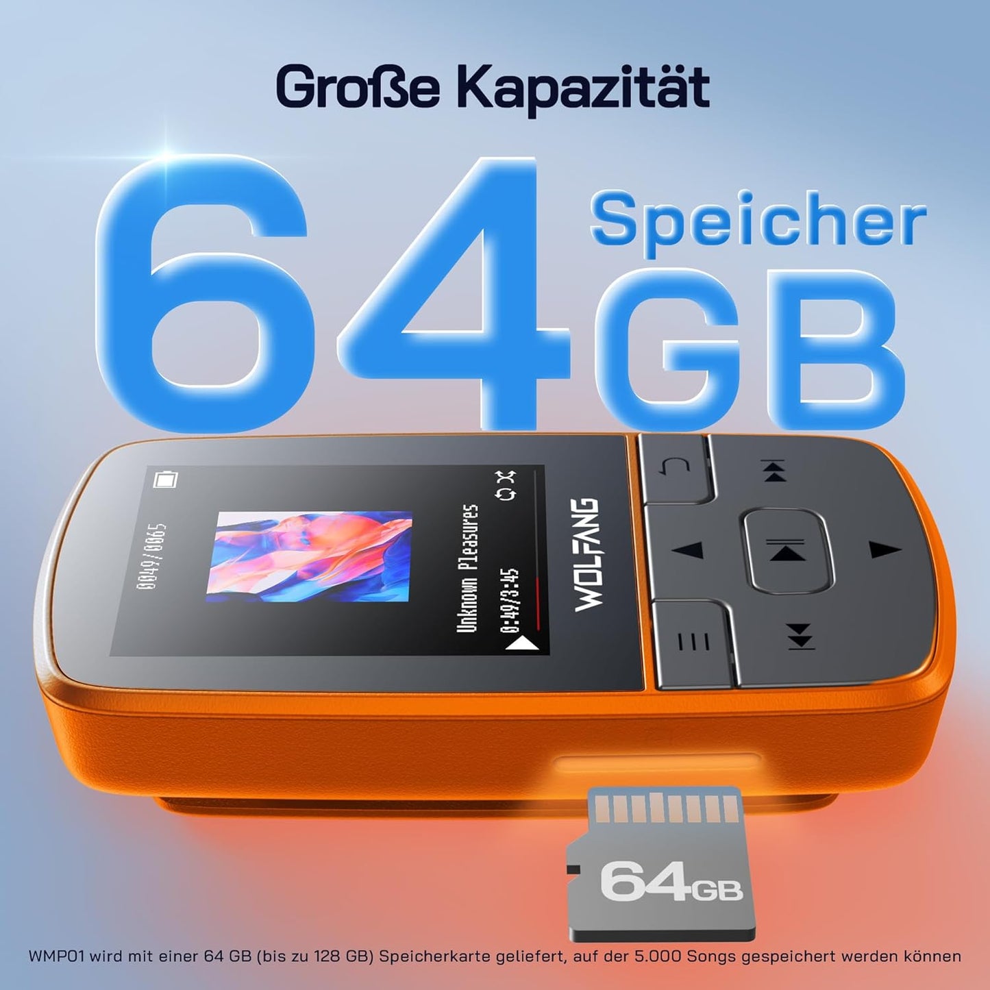 MP3-Player mit Sportclip