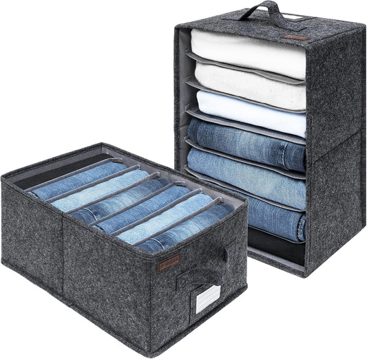 2er-Set Kleiderschrank-Organizer, Kleiderschrank Organizer, 2er-Set, L