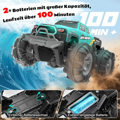 Amphibisches RC Auto mit Gestensteuerung & LED