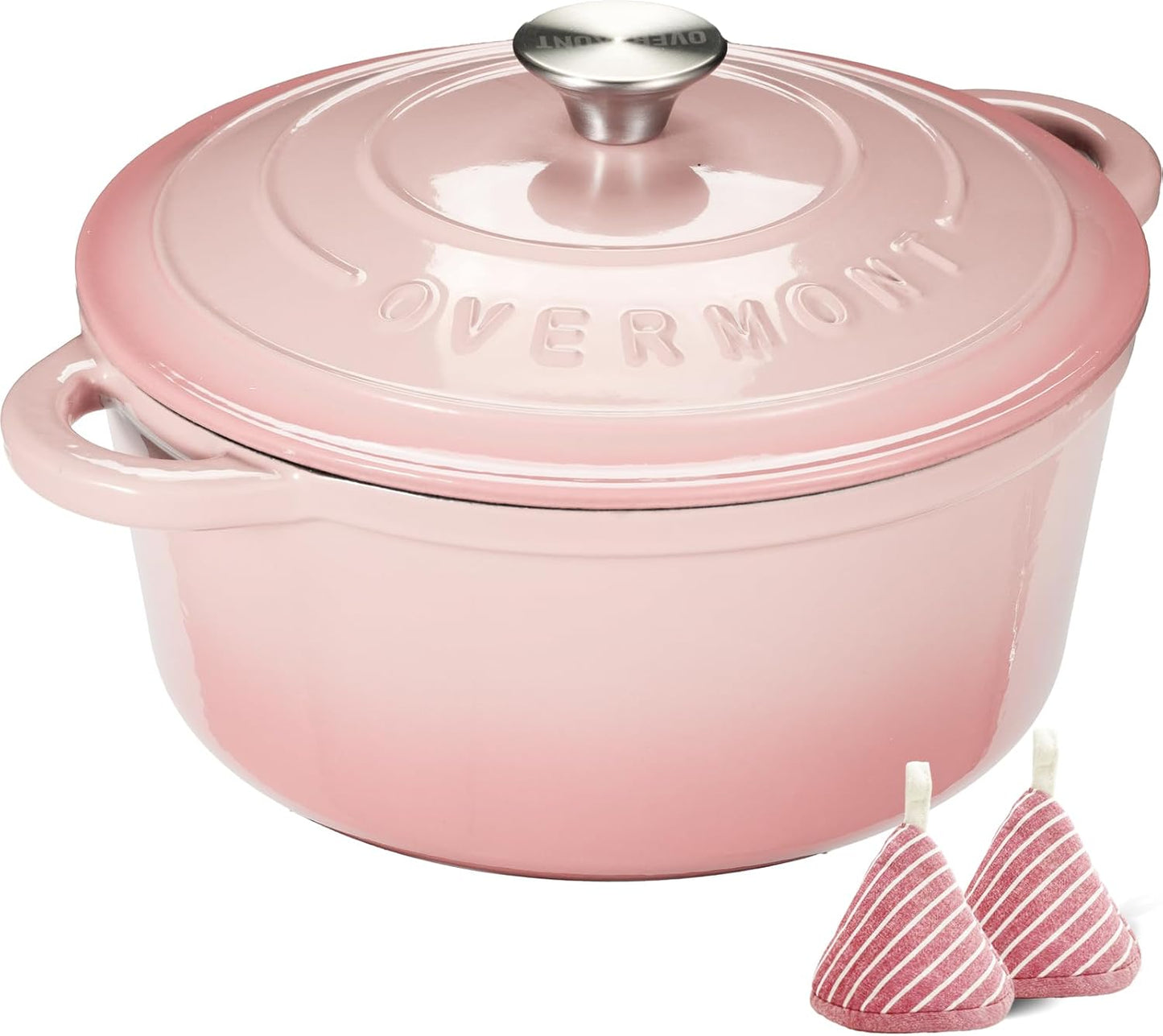 Schmortopf mit Deckel, 24cm-4.3L Rosa