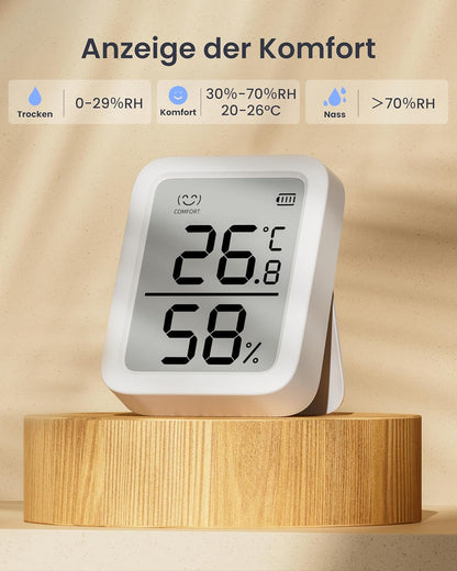 Thermometer Hygrometer mit App (2er Set), Meter Plus*2