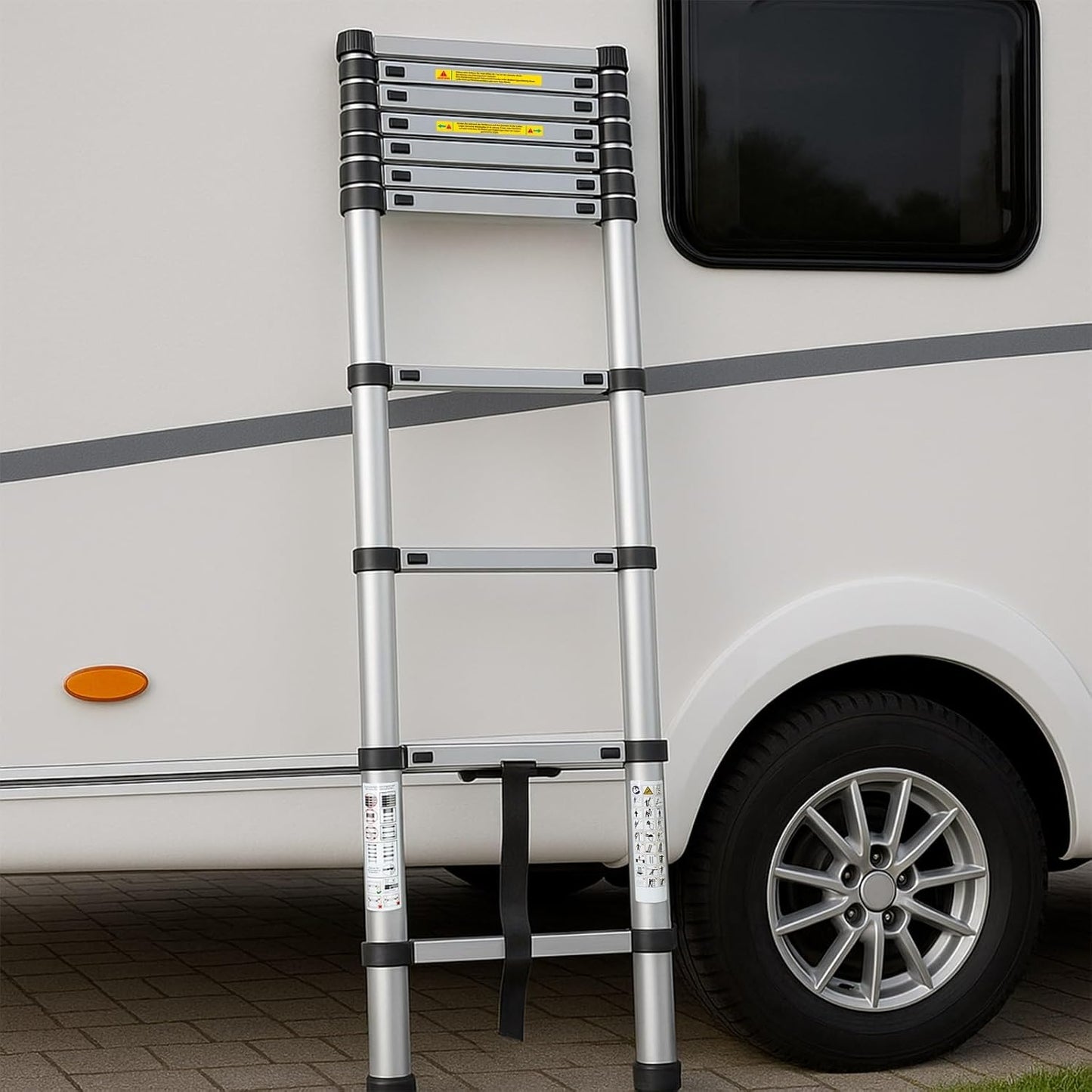 Teleskopleiter, ausziehbar, 11 Stufen, 3,2 Meter