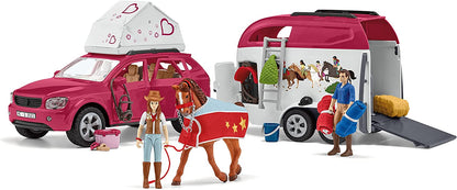 Horse Club Abenteuer mit Auto und Pferdeanhänger, Spielfahrzeug
