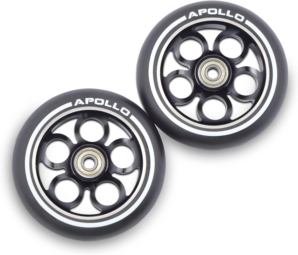 Stuntscooter Ersatzräder-Set Pro Wheels (2 Stück), Schwarz