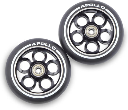 Stuntscooter Ersatzräder-Set Pro Wheels (2 Stück), Schwarz