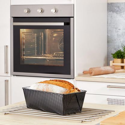 Sauerteigbeständige Kastenbackform (30 x 15 cm), 1x Kastenform groß, 30 x 15 x 10 cm