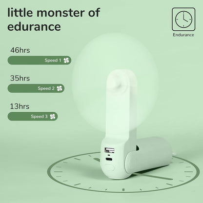 3-in-1 Handventilator, Grün