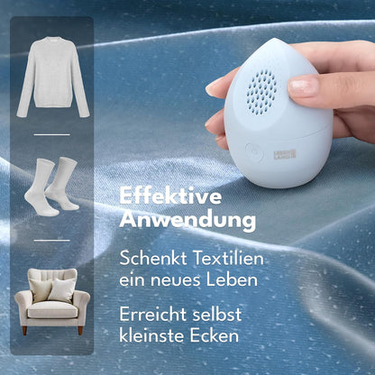 Mini Fusselentferner mit Ersatzklingen & Reinigungspinsel, Blau - 400mah