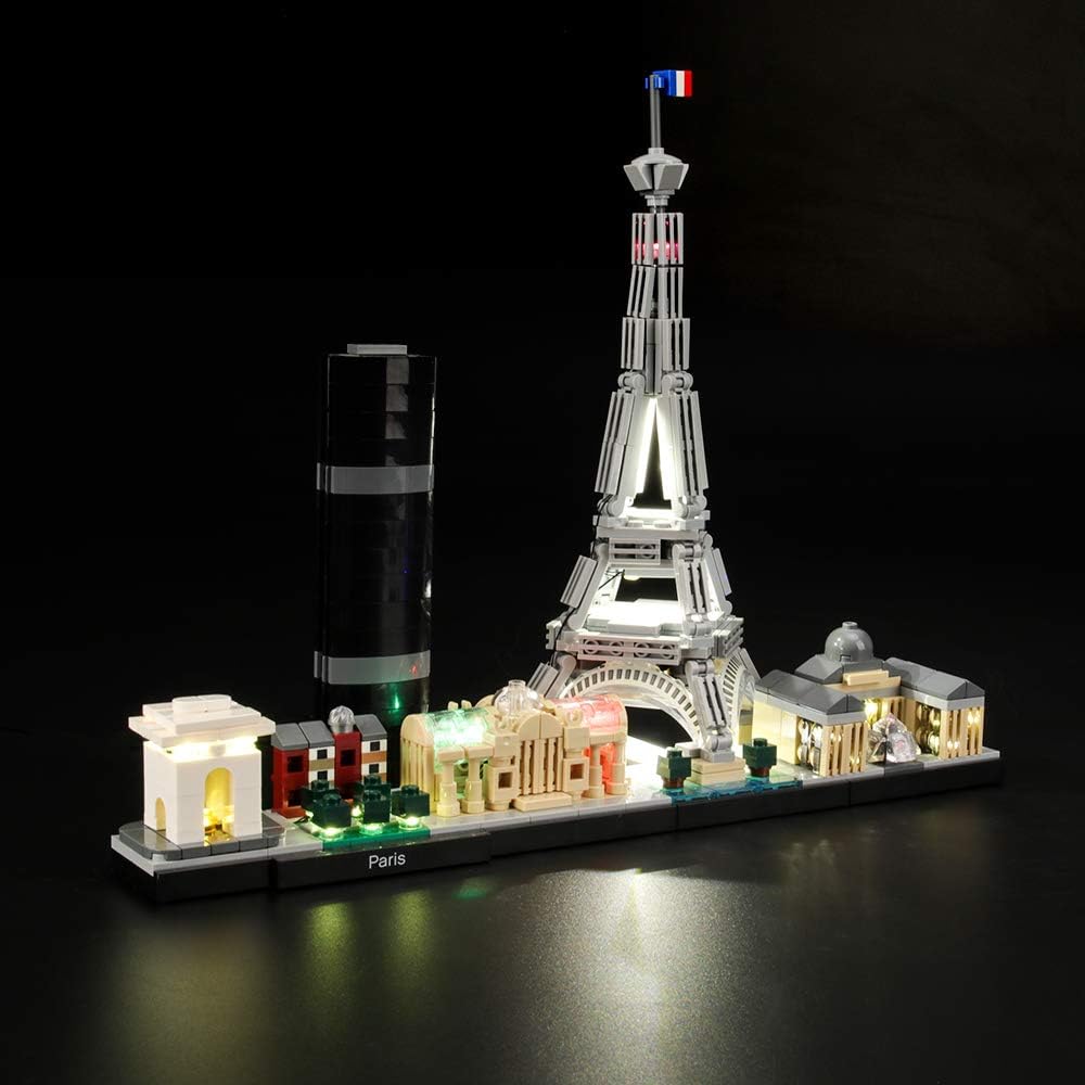 LED Licht-Set für Lego Architecture Paris mit Eiffelturm 21044 Modell, For 21044
