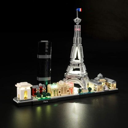 LED Licht-Set für Lego Architecture Paris mit Eiffelturm 21044 Modell, For 21044