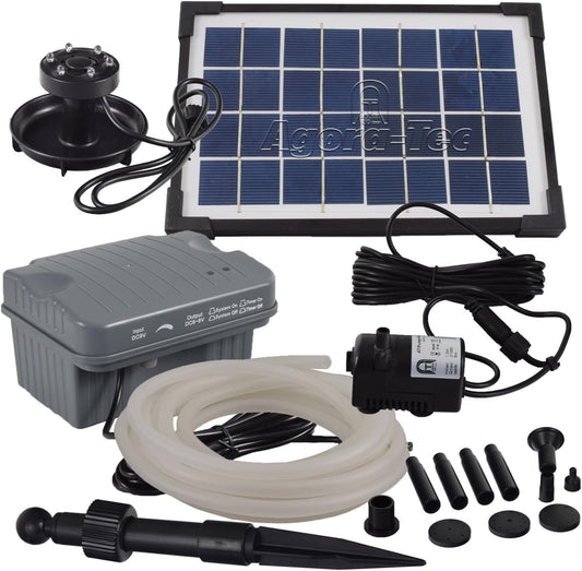 Solar-Bachlaufpumpen-Set AT-3.5W-BLH