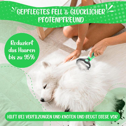 Unterwollbürste für Hunde & Katzen, Grösse M-L