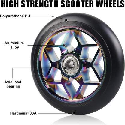 Stunt Scooter Rollen-Set 110 mm, Colorful 110 mm