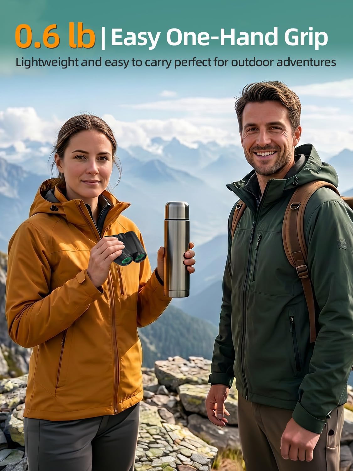 Kompaktes Fernglas für Outdoor-Aktivitäten