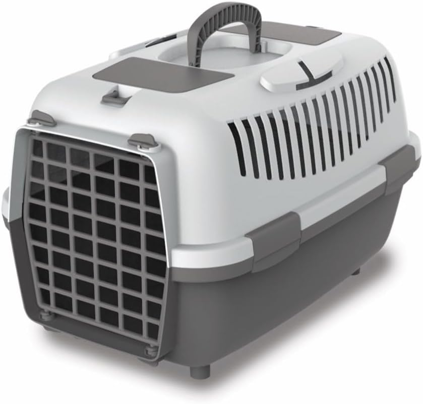 Nomade 3 Hundebox für kleine Hunde und Katzen, L Grau