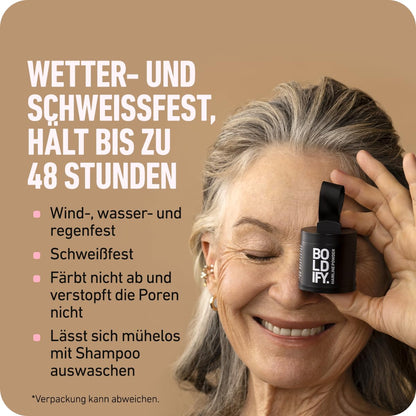 Ansatzpuder zur Haarverdichtung und Grauabdeckung, 4 g (1er Pack) Aschbraun