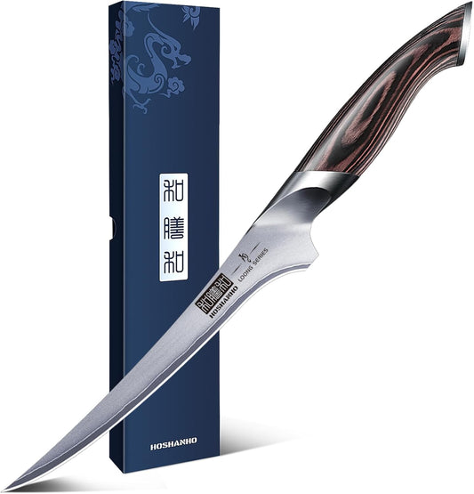 Filetiermesser mit flexibler Klinge