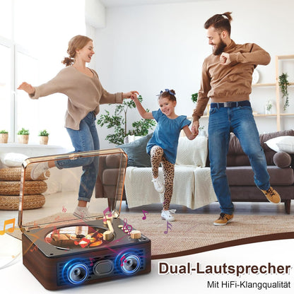 Tragbarer Retro CD-Player mit Lautsprecher & Radio