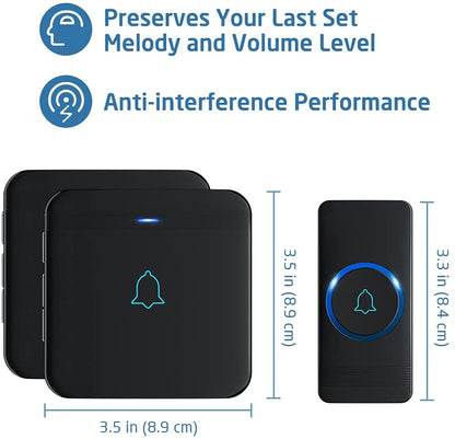Funkklingel, Schwarz