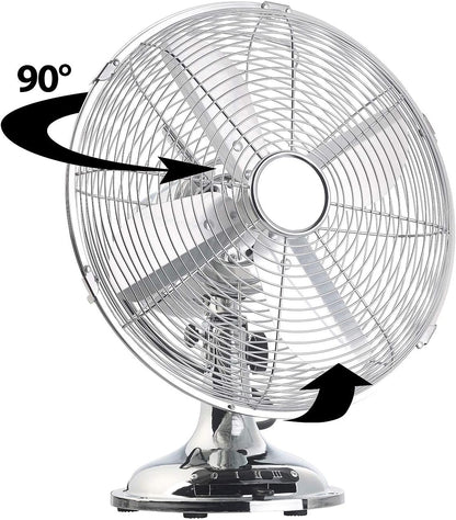 Tisch-Ventilator im Retro-Look, 35 Watt | Ø 30 cm