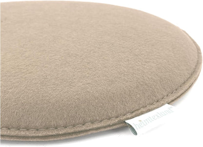 4er-Pack runder Sitzkissen, 4 Sand