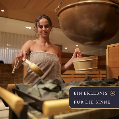 Sauna Eimer mit Kelle, Sauna Zubehör Set