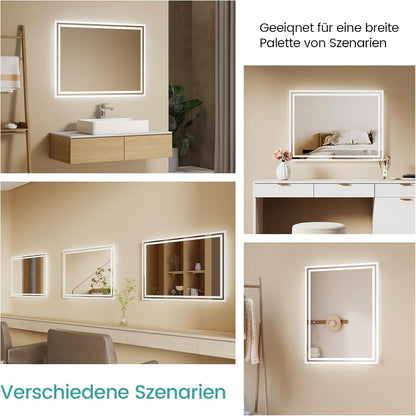 LED-Badspiegel, 40 x 60 cm, 40x60cm