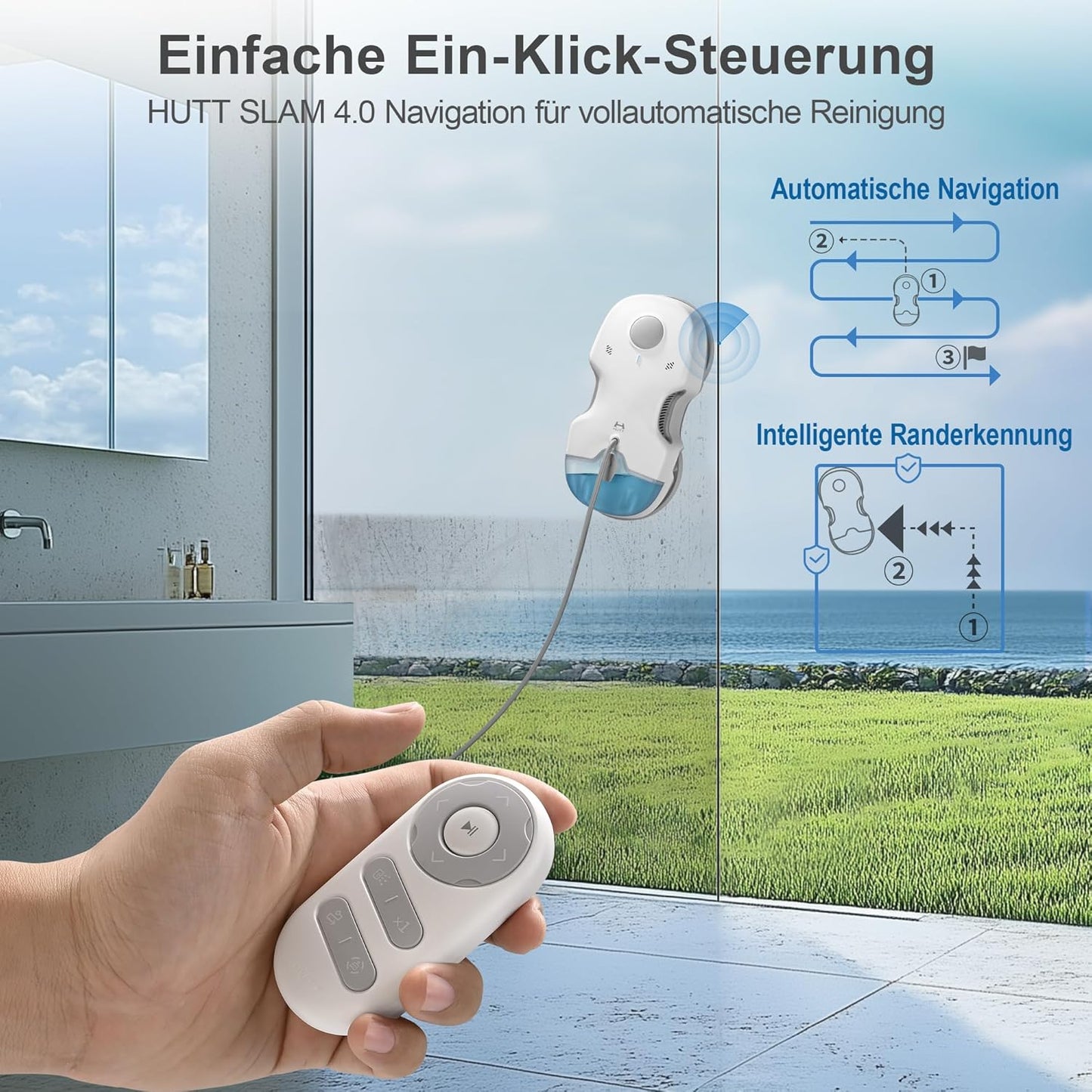 Fensterputzroboter mit Sprühfunktion S7, S7