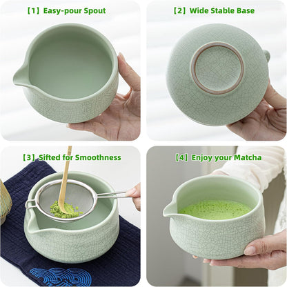 7-teiliges Matcha Teezeremonie-Set