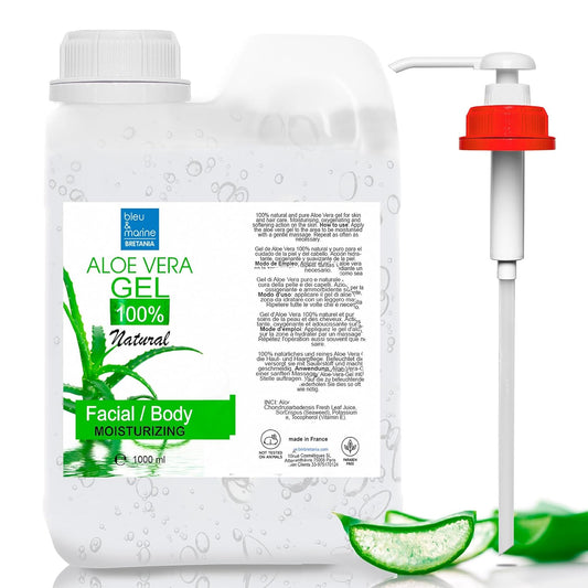 Natürliches Aloe Vera Gel, Aloe Vera / 1 l (1er Pack)