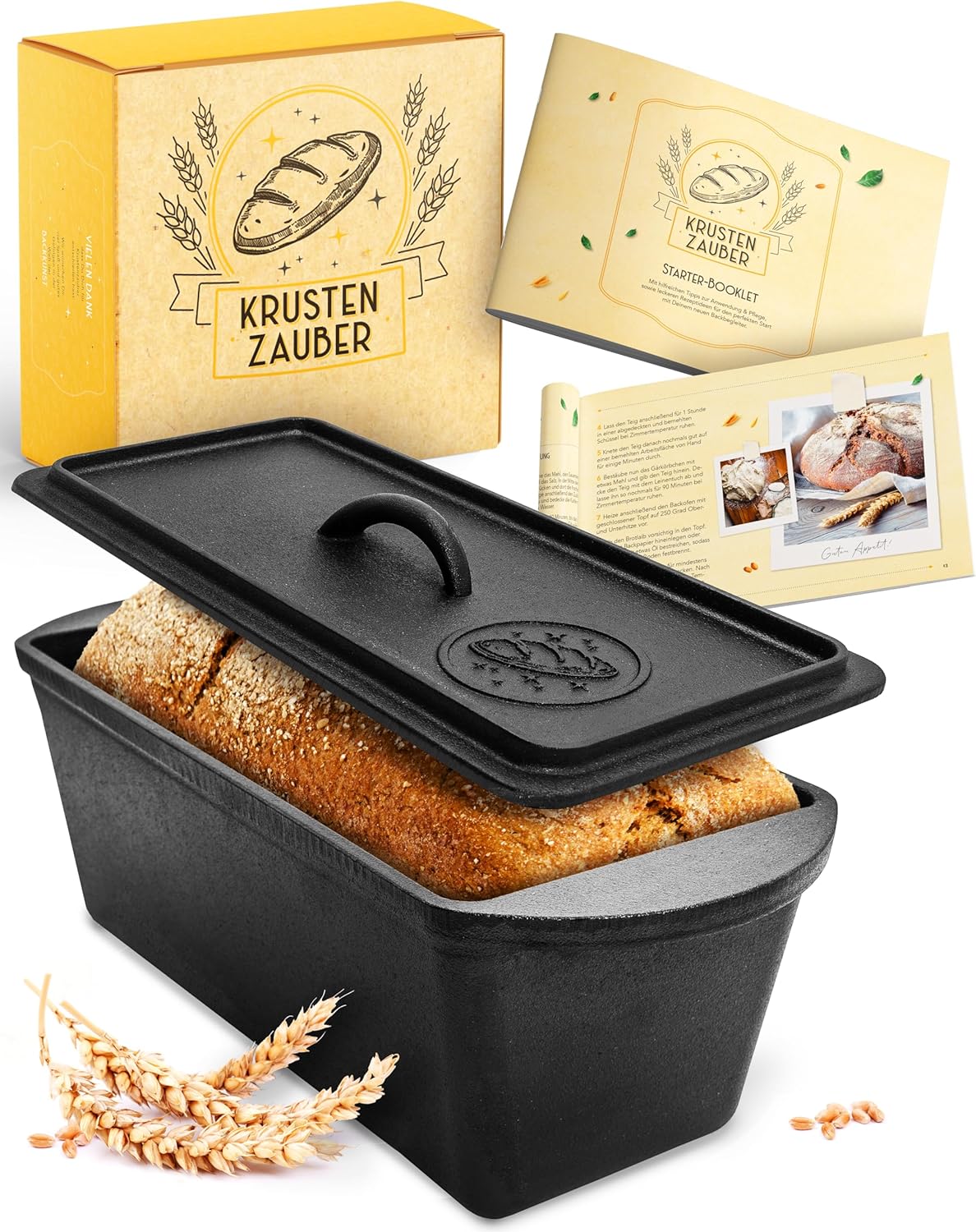 Brotbackform mit Deckel, Kastenform - einzeln